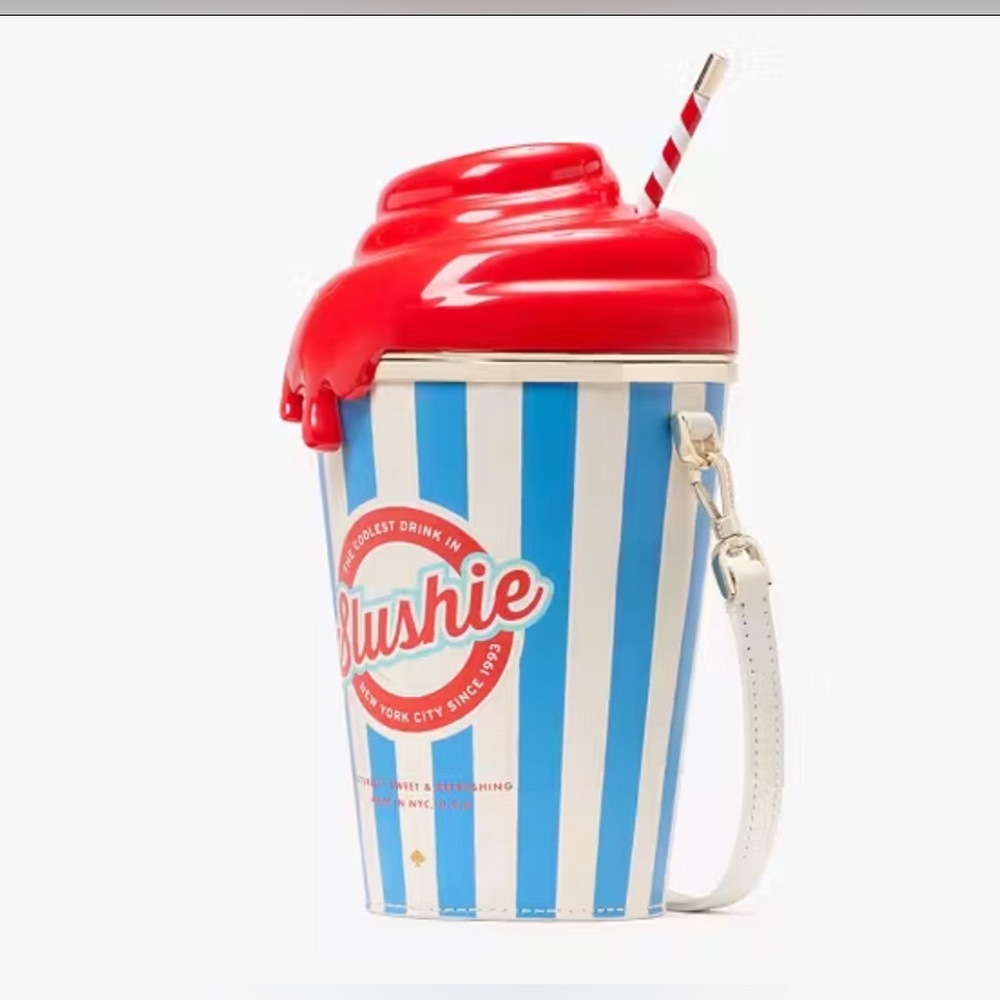 NWT Kate Spade 3D 🍒 Slushy Slushie Cup Crossbody Bag - Picture 3 of 8